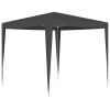 Professional Party Tent 8.2'x8.2' Anthracite 0.3 oz/ft¬≤