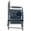 2-piece Padded Folding Outdoor Chair with Storage Pockets,Lightweight Oversized