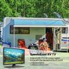 SYLVOX 22 inch RV TV;  12 Volt TV DC Powered 1080P FHD Television Built in ATSC Tuner;  FM Radio;  DVD;  with HDMI/USB/VGA Input;  TV for Motorhome;