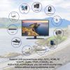 SYLVOX 22 inch RV TV;  12 Volt TV DC Powered 1080P FHD Television Built in ATSC Tuner;  FM Radio;  DVD;  with HDMI/USB/VGA Input;  TV for Motorhome;