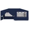 Professional Party Tent with Side Walls 13.1'x19.7' Blue 0.3 oz/ft¬≤